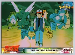 The Battle Renewed #32 Topps The First Movie Trading Cards Pokemon NM - Image 1