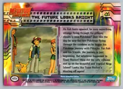 The Future Looks Bright #41 Topps The First Movie Trading Cards Pokemon NM - Image 2