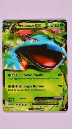 Pokemon Venusaur EX 1/146 Ultra Rare Holo - XY Base Set - NM - Image 1
