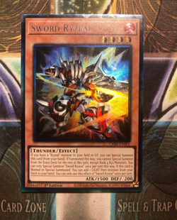 *** SWORD RYZEAL *** 1ST EDITION COLLECTOR'S RARE CRBR-EN001 YUGIOH! - Image 1
