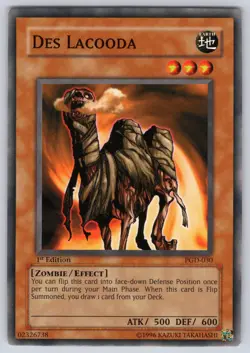 Des Lacooda PGD-030 Pharaonic Guardian 1st Edition Yu-Gi-Oh LP - Image 1
