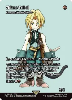Ragavan, Nimble Pilferer (Zidane Tribal) Borderless FINAL FANTASY MTG MAGIC RARE - Image 1