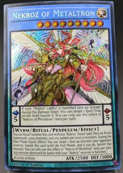 BLMM-EN026 Nekroz of Metaltron Secret Rare YuGiOh - Image 1