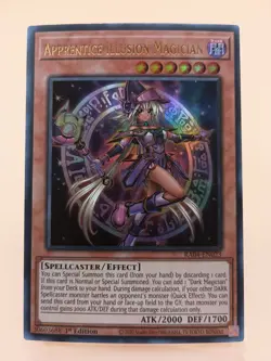 YuGiOh! Apprentice Illusion Magician RA04-EN023 1st Edition NM UR - Image 1