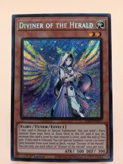Diviner of the Herald (Secret Rare) Rarity Collection 5 RA05-EN017 NM Yu-Gi-Oh - Image 1