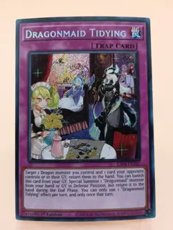 Yugioh! Dragonmaid Tidying - RA04-EN102 - Secret Rare - 1st Edition Near Mint, E - Image 1