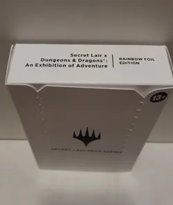 Secret Lair x D&D: Exhibition of Adventure Rainbow FOIL MTG- NEW, FACTORY SEALED - Image 1