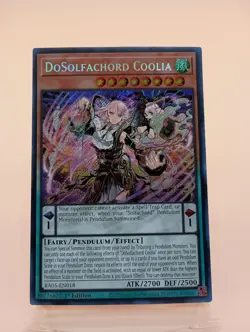 DoSolfachord Coolia (Ultra Rare) RA05-EN018 1st Edition Pack Fresh NM Yu-Gi-Oh! - Image 1