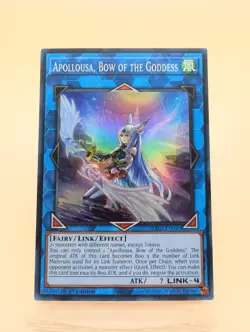 Apollousa, Bow of the Goddess 1st Edition Super Rare RA02-EN040 Yu-Gi-Oh! - Image 1