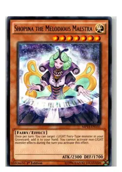 Shopina the Melodious Maestra MP15-EN131 2015 Mega-Tins Mega Pack Yu-Gi-Oh MP - Image 1
