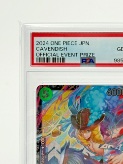 2024 ONE PIECE JP Cavendish Event Prize PSA 10 GEM MT Official Promo OP Card - Image 4