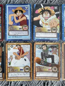 2001 One Piece Carddass Hyper Battle Luffy H16 H32 C516 S02 S121 S102 C400 C490 - Image 5