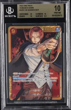 2022 ONE PIECE ROMANCE DAWN - SCR #OP01120 SHANKS BGS 10 - Image 1