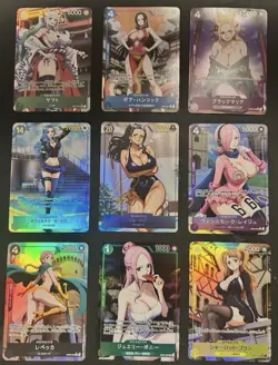 Sexy One Piece Hentai Waifu Cards Set Of 9 Goddess Story Hot Anime Girls Lewd - Image 1
