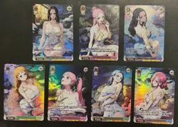 Sexy One piece Hentai Waifu Cards Set Of 7 Goddess Story Hot Lewd Anime Girls - Image 1