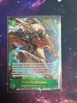OP14-119 Dracule Mihawk SEC Alt Art One Piece TCG English Card - Image 1
