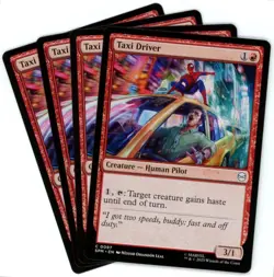 x4 Taxi Driver - 0097 - Marvel's Spider-Man - MTG - SHIPS NOW - Image 1