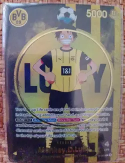 One Piece x BVB Football~CCG Monkey D. Luffy Leader ST13-003 Supernovas Event - Image 4