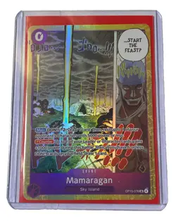 One Piece Mamaragan OP15-078 SR FOIL Near Mint In Top Loader - Image 1