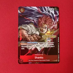 2025 One Piece Championship CS 25-26 Event Pack P-083 Shanks Promo NM - Image 1