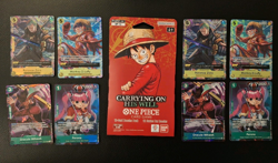 One Piece Illustration Box 3&4 Promo Set X2! 🔥 And 1 OP 13 Sleeved Pack New! - Image 1