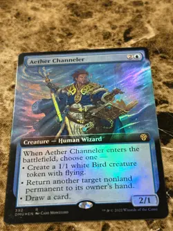 AETHER CHANNELER Magic MTG Dominaria United Extended Art Foil - Image 1