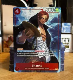 SHANKS SR Alternate Art (Alt Art AA) English One Piece TCG OP12-008 - Image 1