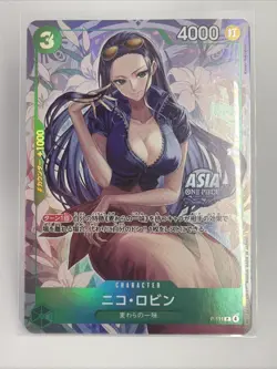 One Piece Asia Exclusive Promo Nico Robin P-111 Mini-tin Pack Set vol.2 - Image 1