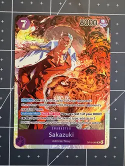 One Piece TCG Sakazuki OP16-065 SR - The Time Of Battle - Image 1