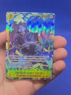 One Piece Legacy of the Master Bartholomew Kuma OP12-119 Alternate Alt Art SEC - Image 2