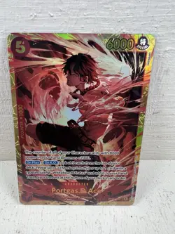 ONE PIECE TCG Portgas D. Ace OP16-118 SEC The Time of Battle ENGLISH SEC NM - Image 1