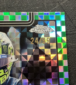 /99 Green Checker Lando Norris #136 McLaren 2025 Topps Chrome Formula 1 F1 Card - Image 2