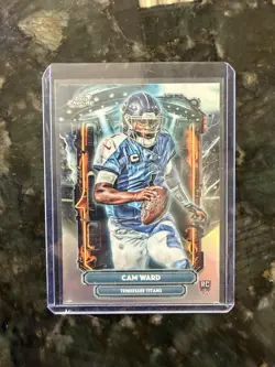 2025 Topps Chrome Cosmic Cam Ward RC Extraterrestrial Talent Refractor #ET-1 - Image 1