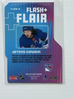 2025-26 FLEER FLAIR FLASH AND + FLAIR #FLAIR-9 ARTEMI PANARIN - CASE HIT SSP - Image 2