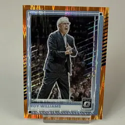 2025-26 Donruss Optic Orange Prizm Roy Williams #199 Orange Flash /199 Tar Heels - Image 1