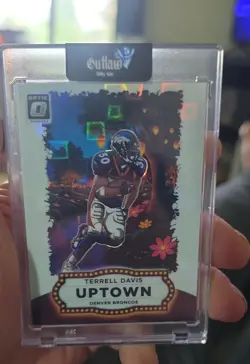 2025 Panini Donruss Optic - Uptowns Terrell Davis #19 White Pandora Prizm /25 - Image 1