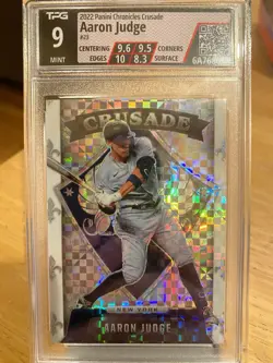 Aaron Judge 2022 Chronicles Crusade TPG 9 MINT Grade Yankees #23 ~ PSA - Image 1