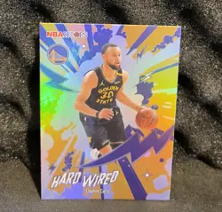 Steph Curry 2025-26 Topps NBA Hoops Hard Wired #HW-9 Warriors - Image 1