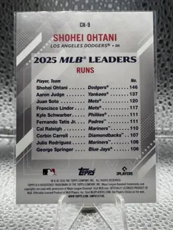 2026 Topps #CN-9 Shohei Ohtani Crooked Numbers - Image 2