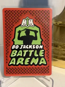 Bo Jackson Battle Arena Tecmo Bowl Shrouded Gold Coin Flip Glow SSP GC223 - Image 2