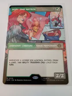 Mary Jane Watson 0229 (Borderless) MTG Magic Marvel's Spider-Man - Image 1