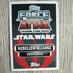 Star Wars Force Attax Yoda Hologram Trading Card #198 German (can negotiate) - Image 2