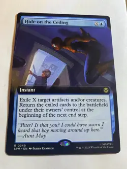 Hide on the Ceiling (Extended Art) Marvel's Spider-Man Regular Mtg 0249 - Image 1