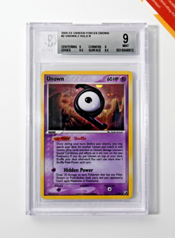 Pokemon BGS 9 Unown #Z Holo EX Unseen Forces Unown Cards 2005 English - Image 1