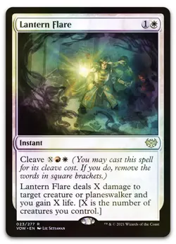 Lantern Flare #23 (Foil) (NM) Crimson Vow VOW Magic MTG - Image 1