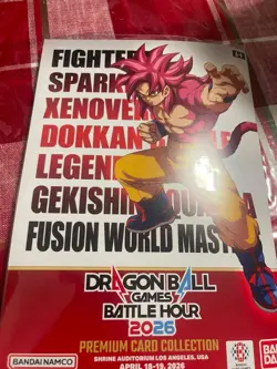 Bandai Namco Dragon Ball Games Battle Hour 2026 Premium Card Collection 8 - Image 1