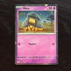 Abra 063/165 Pokemon 151 Scarlet & Violet Cosmos Holo Promo Card NM - Image 1