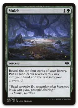 Mulch #210 (NM) Crimson Vow VOW Magic MTG - Image 1