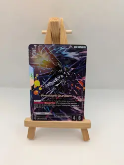 Freedom Gundam GD01-065 LR+ Alt Art GUNDAM TCG CARD GAME ENGLISH NEWTYPE RISING - Image 1