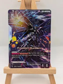 Freedom Gundam GD01-065 LR+ Alt Art GUNDAM TCG CARD GAME ENGLISH NEWTYPE RISING - Image 2